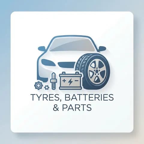 Car Tyres, Batteries & parts provided by HHA Service