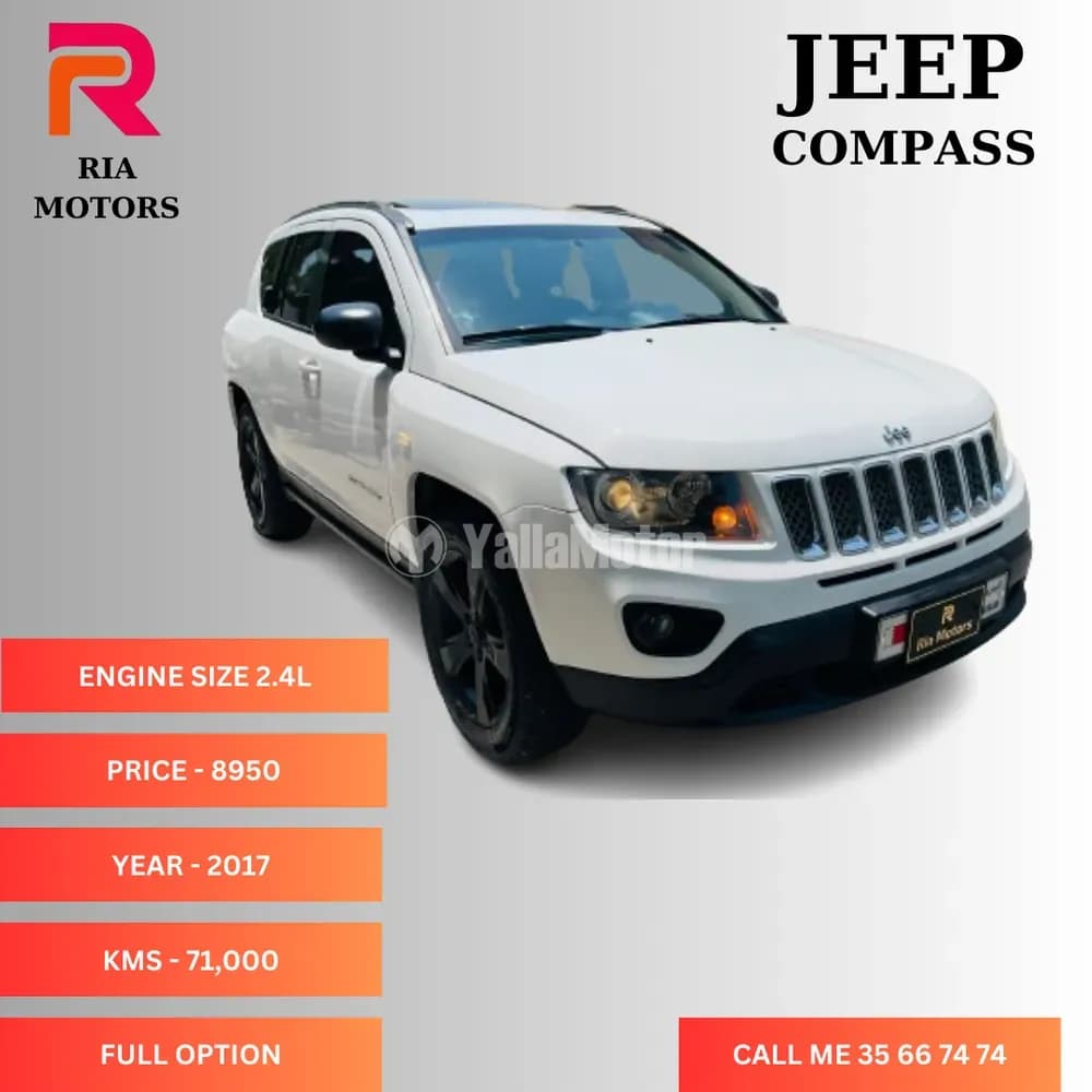 Used Jeep Compass 2.4L Limited (4x4) 2017