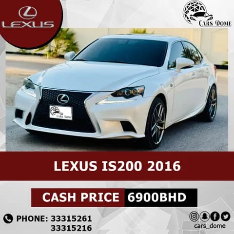 Used Lexus IS 200t Classic 2016 Used Lexus IS 200t Classic 2016 used_cars.forSale